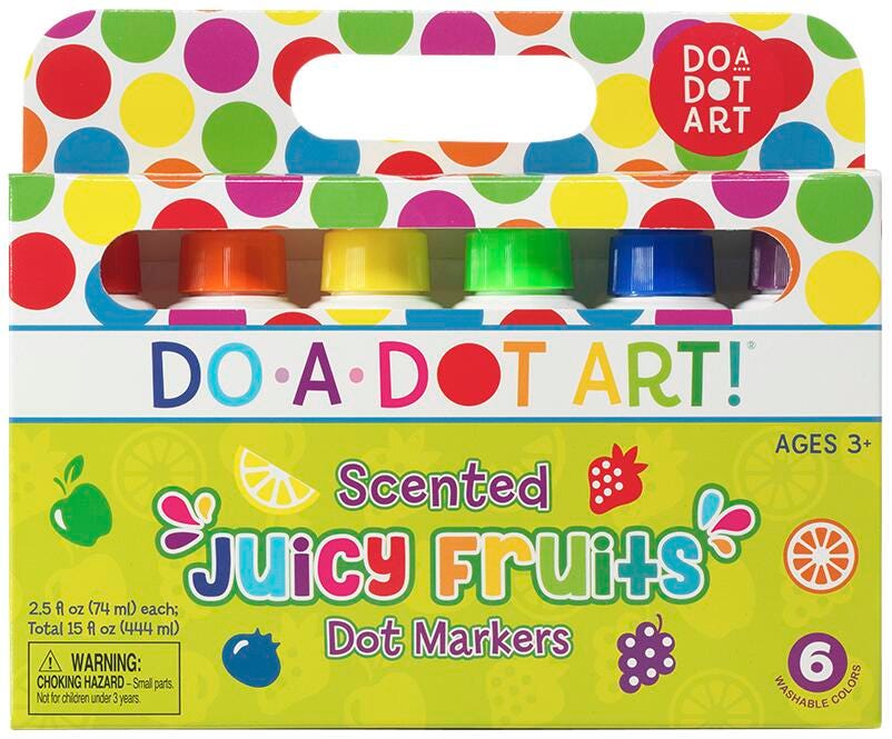 Do-A-Dot Art Paint Washable Markers, Scented Dauber Tip, Assorted
